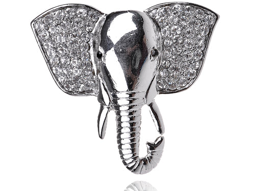 Safari Elephant Head Trunk Ring