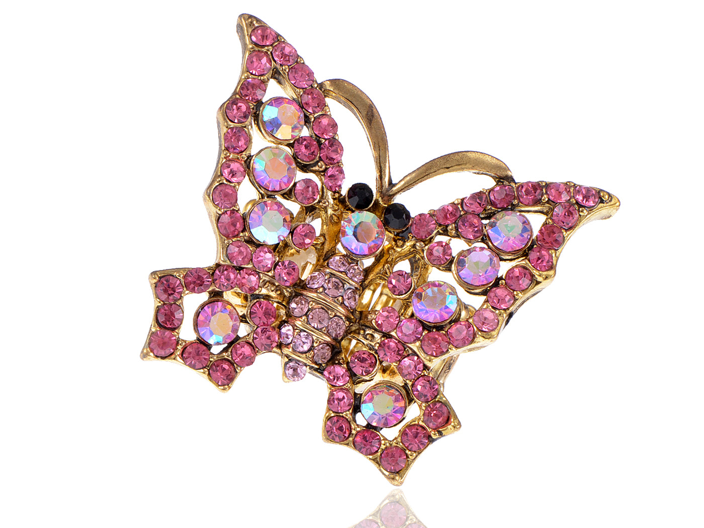 Rose Pink Fairy Tale Butterfly Ring