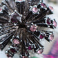 Amethyst Purple Rose Starburst Big Bang Flower Firework Ring
