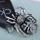 Silver Halloween Mother Spider Ring
