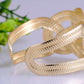 Rope Snake Egyptian Greek Goddess Wrap Cuff Bracelet