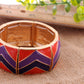 Tribal Multicolor Paint Enamel Arrow Bracelet