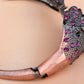 Copper Amethyst Jaguar Cuff Bracelet Bangle