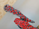 Gun Ruby Blk Gem Snake Cuff Bangle Bracelet - Anna-Kaci – ALILANG.COM