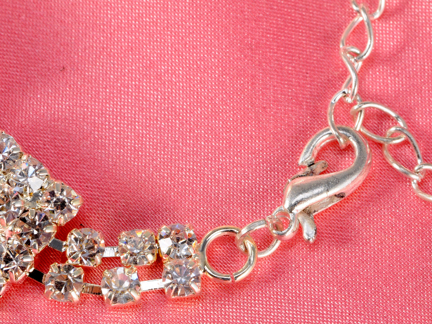 Bridal Silver Rectangular Slim Cocktail Bracelet