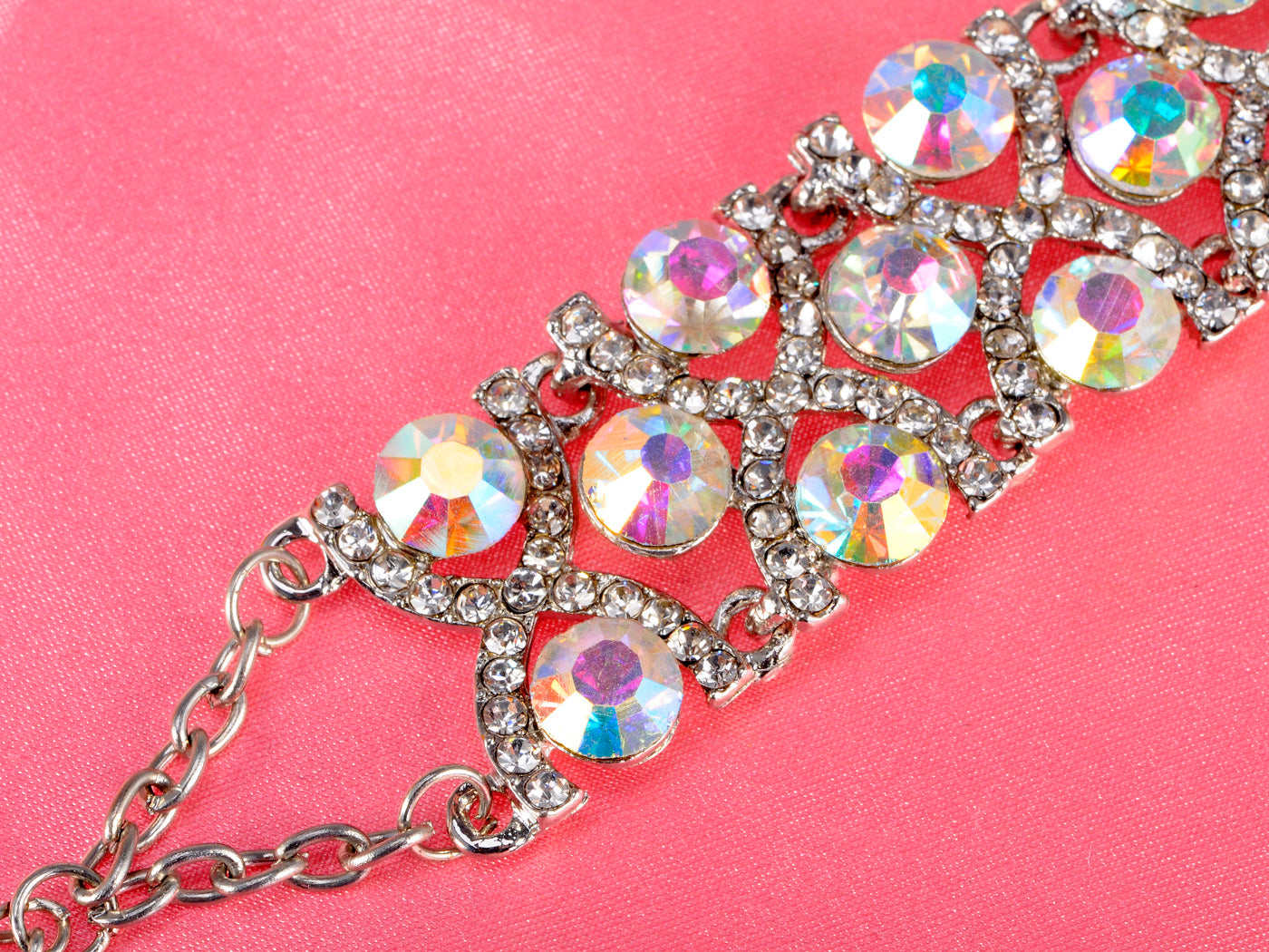 Iridescent Colored Caged Princess Bracelet
