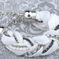 Twisting Cultured Pearl Braid Design Bracelet