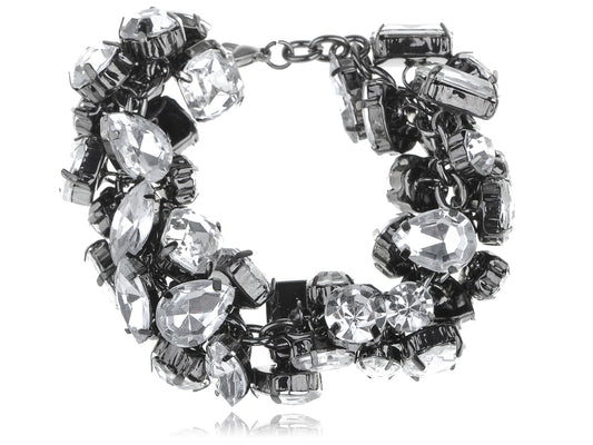 Sparkle Acry Bead Chain Link Bracelet