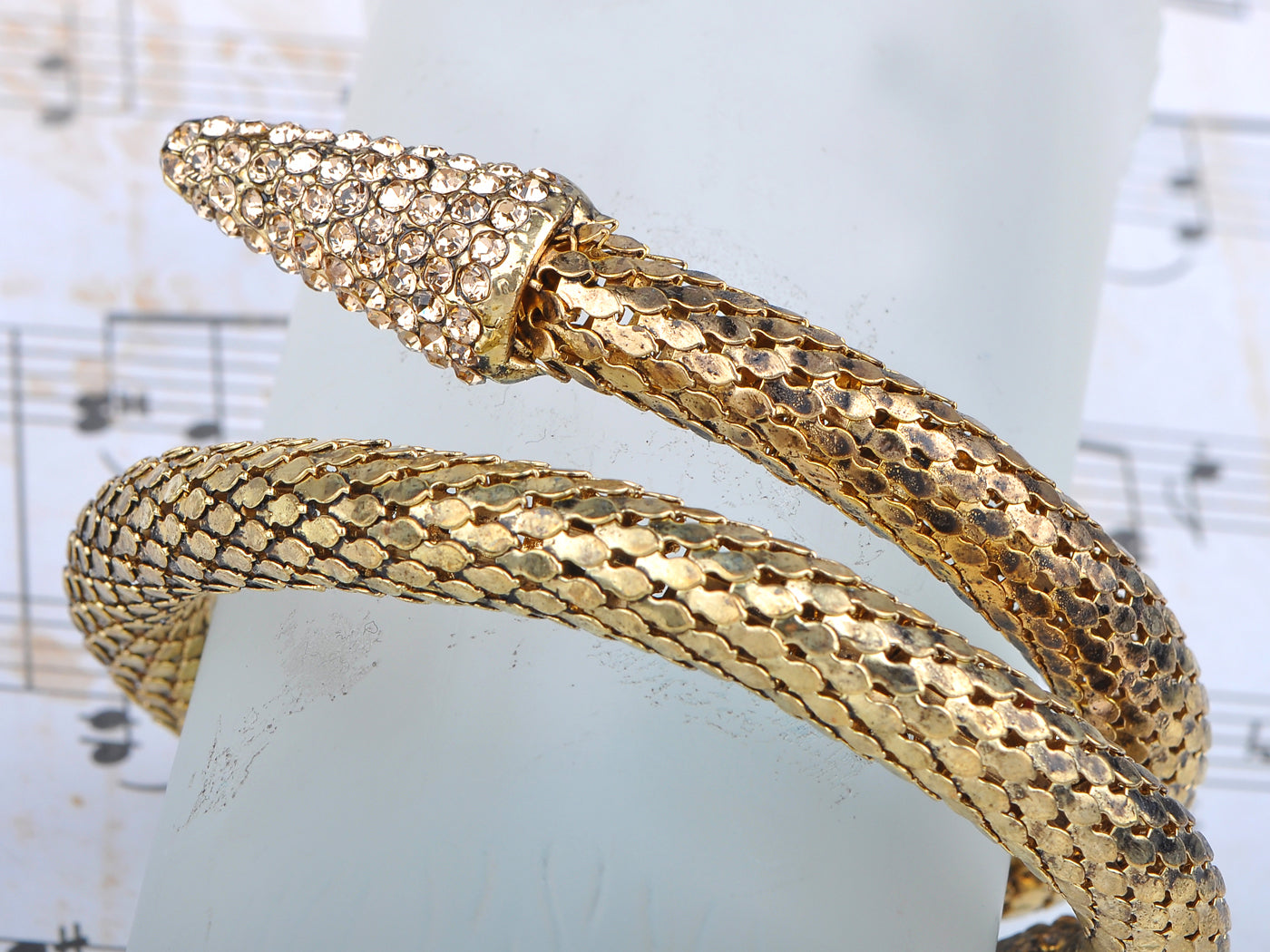 Egyptian Snake Wrap Cuff Bracelet