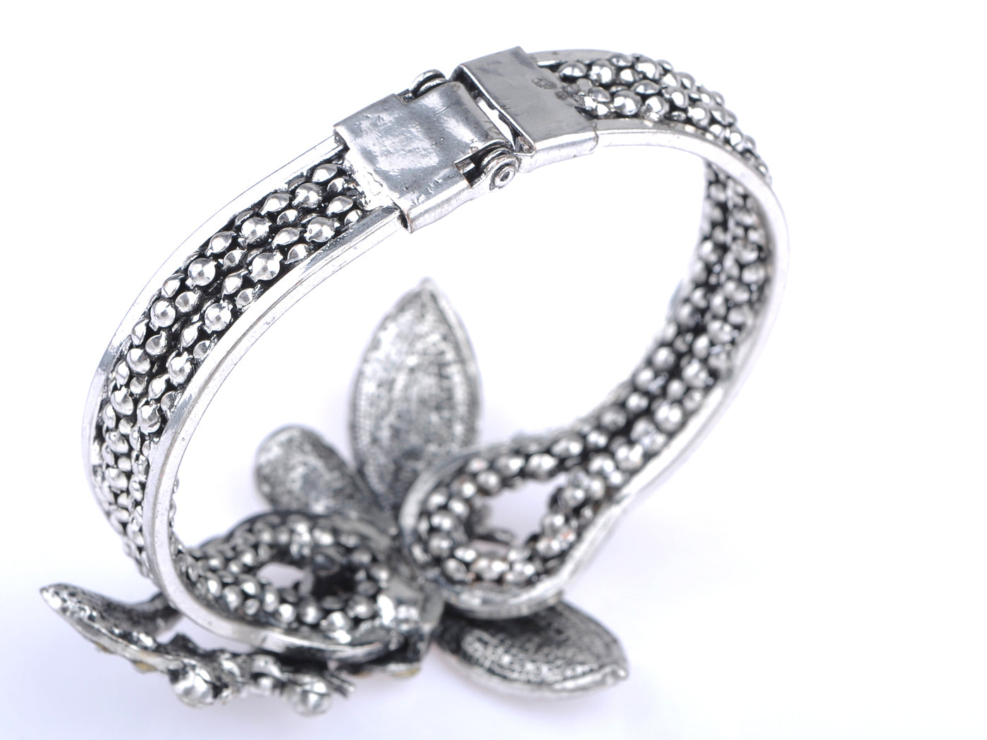 Antique Inspire Butterfly Weave Braid Bracelet Bangle Cuff