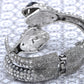 Vintage Fierce Twin Snake Couple Bracelet Bangle Cuff