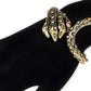 Antique Topaz Claw Hand Wrap Bracelet Bangle Cuff