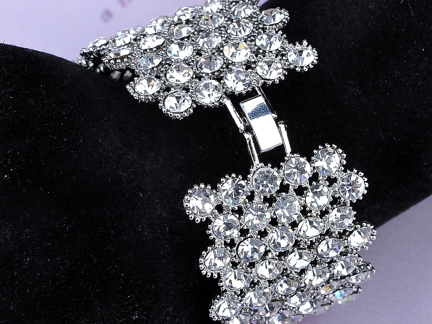 Silver Fancy Design Bracelet Bangle Cuff