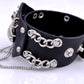 Black & Silver Punk Widow Chains Bracelet