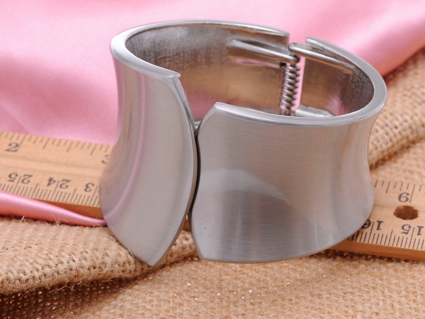 Abstract Interesting Shape Industrial Cuff Bracelet