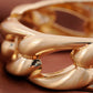 Roman Style Chic Twist Bangle Bracelet