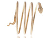 Gold Egyptian Spiral Snake Wrap Around Arm Cuff Coil Bangle Bracelet ...