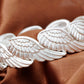 Matte Multi Angel Bird Feather Wings Bangle Bracelet