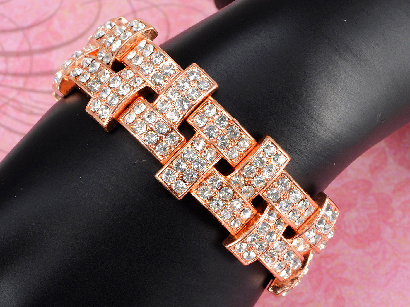 Copper Embellished Solid Bangle Bracelet
