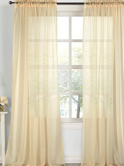 Dodolly Living Room Bedroom Balcony Blackout Curtains Simple Plain 2 Pieces, Coffee, W28 x L33 Inch