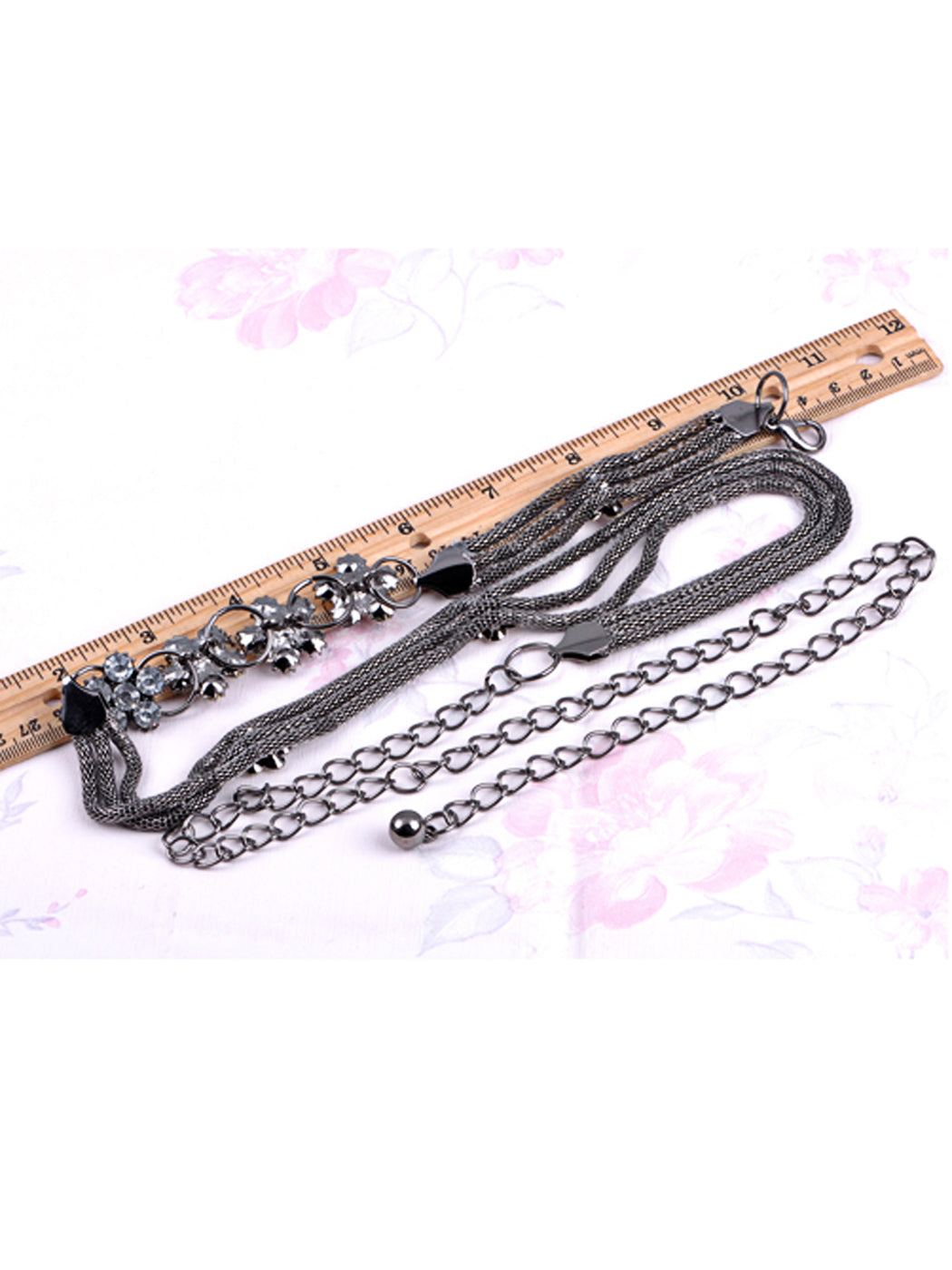 Five Flowers To The Face Gun Cross Coil Chained Belt