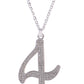 Beaded Number Figure 4 Four Fourth April Pendant Necklace