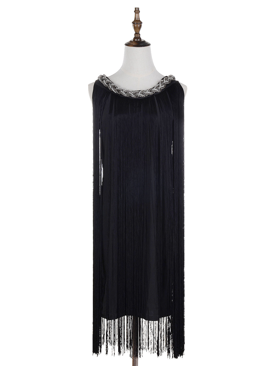 chain fringe mini dress Fiadh Crystal Chain Fringe Mesh Mini Dress In Pink FancyAdd