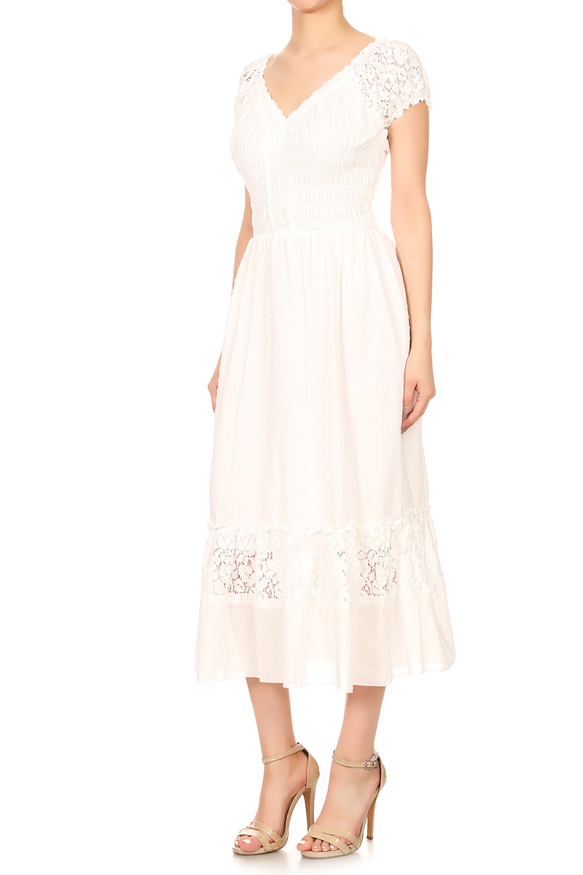 Renaissance Boho Lace Maxi Dress - Anna-Kaci, Black / Medium 8-10 Renaissance Boho Lace Maxi Dress - Anna-Kaci, Black / Medium 8-10