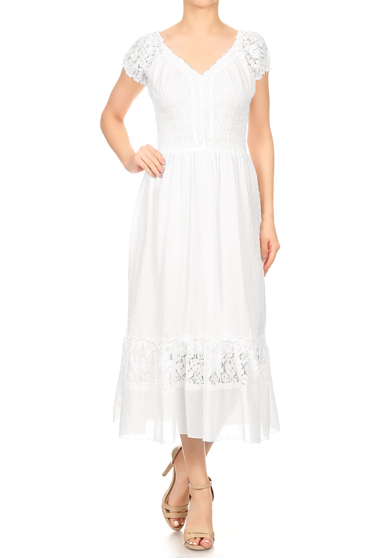 Renaissance Boho Lace Maxi Dress - Anna-Kaci, Black / Medium 8-10 Renaissance Boho Lace Maxi Dress - Anna-Kaci, Black / Medium 8-10