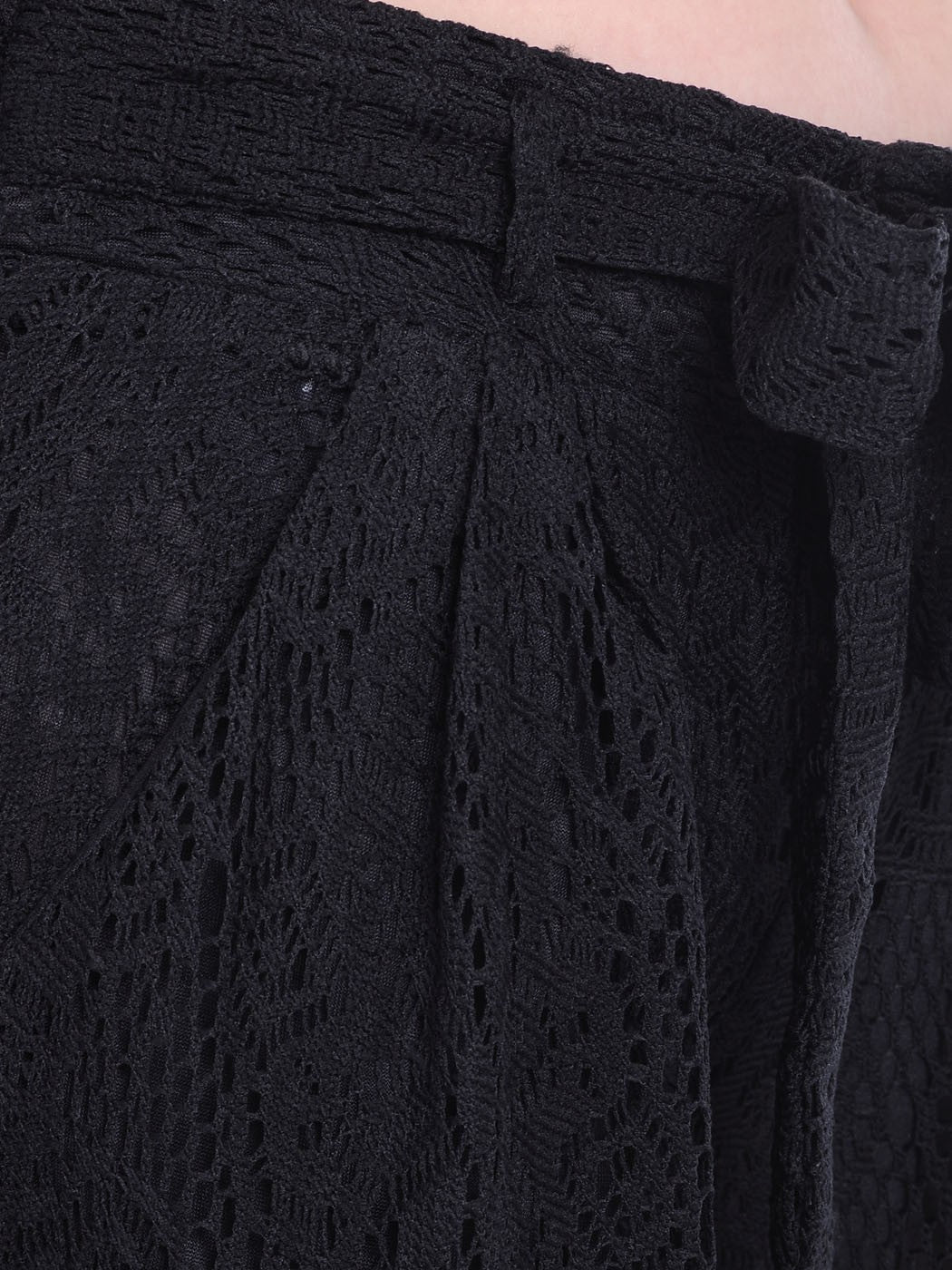 Anna-Kaci Womens Crochet Lace Boho Wide Leg High Waist Palazzo Trouser Pants