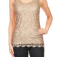 Shine Bright Sleeveless Tank - ALILANG.COM