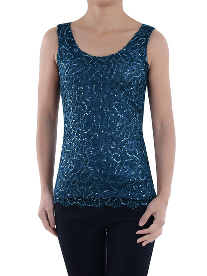 Shine Bright Sleeveless Tank - ALILANG.COM