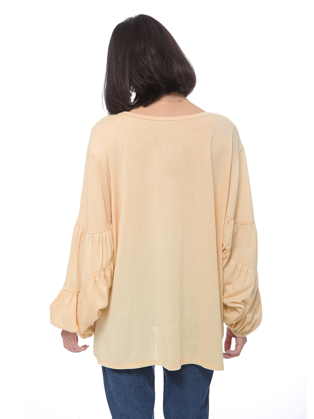 Casual & Comfy Long-Sleeve Blouse
