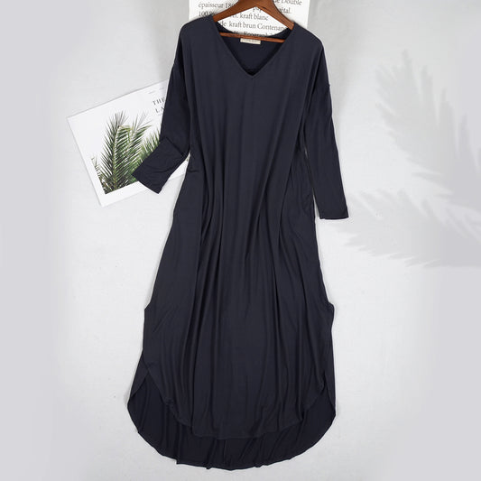 Long Sleeve Casual Maxi Dress