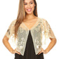 Deco Sequin Shawl Cover-Up