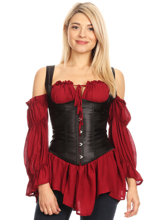 Underbust Steampunk Renaissance Waist Corset