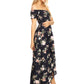 Casual Floral Off-The-Shoulder Maxi Dress