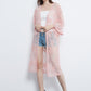 Anna-Kaci Embroidered Floral Butterfly Kimono Cardigan