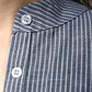 Casual Button Up Stripe Sleeves Shirt