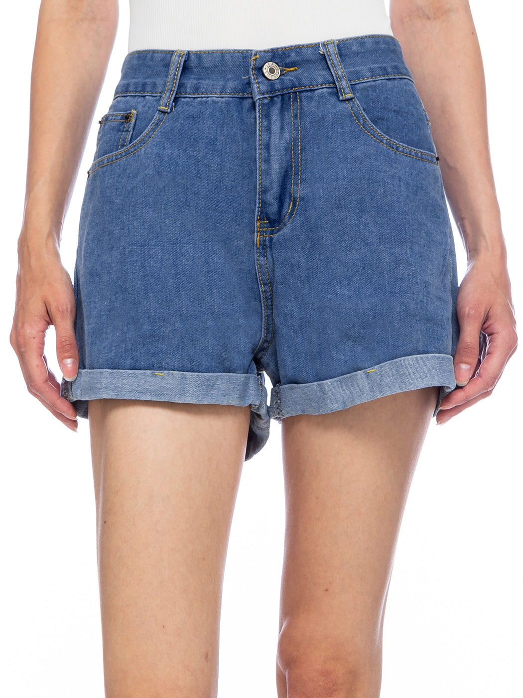 Vintage High Waisted Jean Shorts