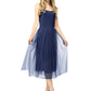 Tutu Tulle Ruffle Midi Dress