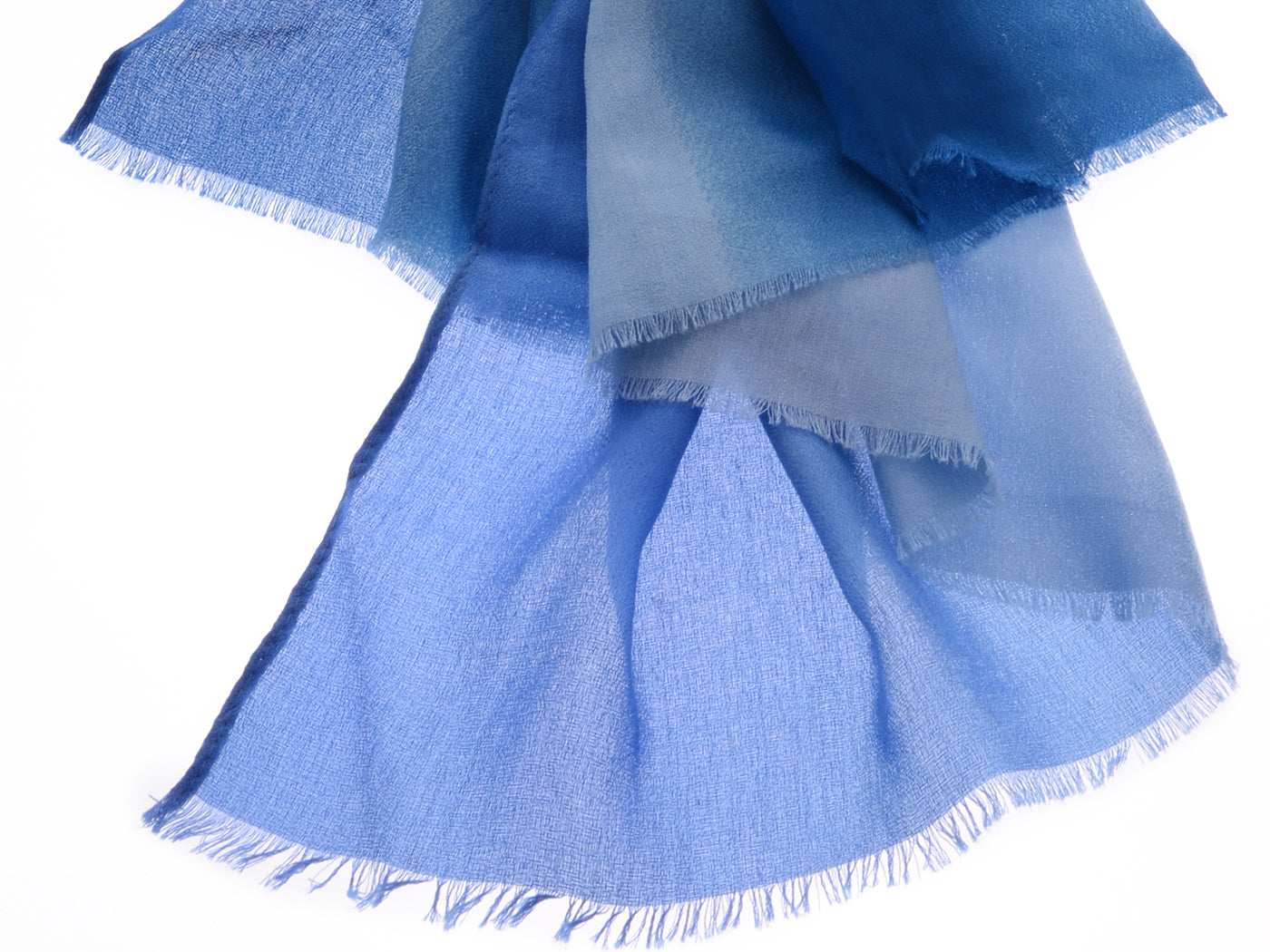 Lightweight Pastel Blue Ombre Scarf