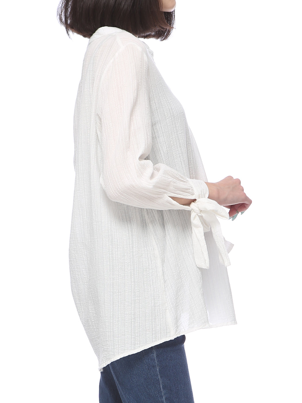 Anna-Kaci Women's Cotton Loose Blouse Top Split Neck Tunic V Neck Long Sleeve Shirt