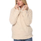 Fuzzy Teddy Sherpa Pullover Sweater