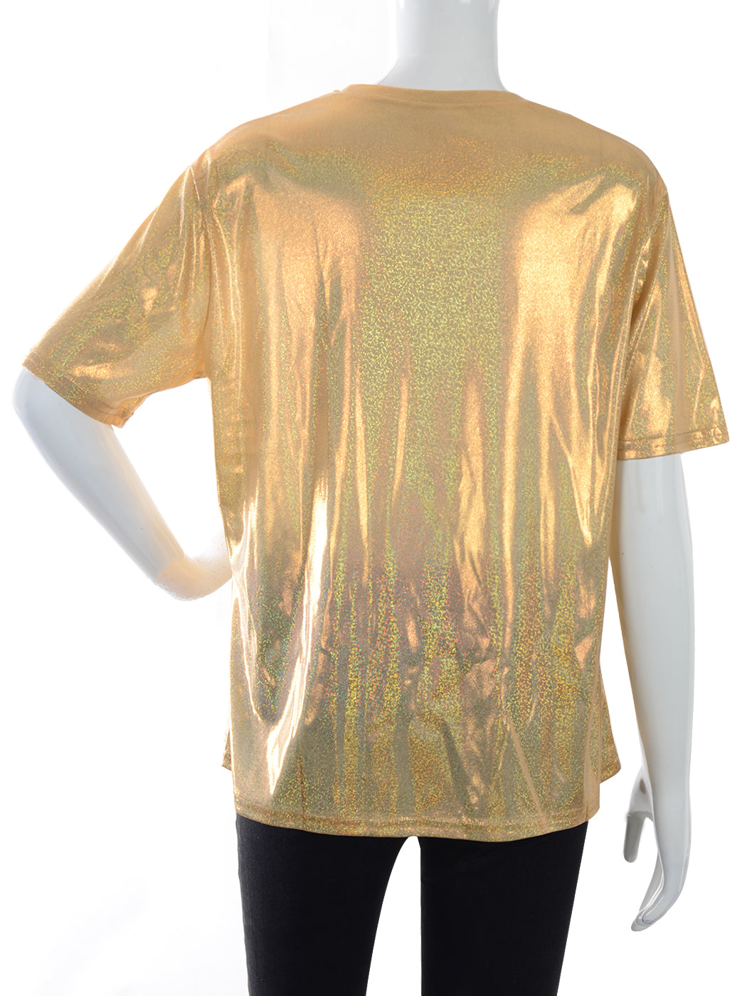 Holographic Disco Party Top Blouse