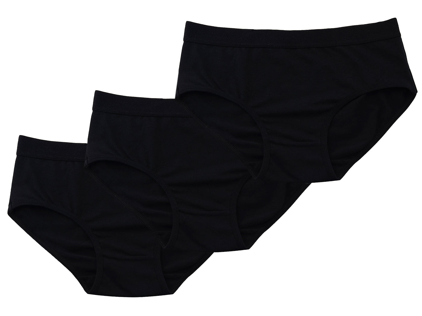 Stretch Cotton Soft Underwear Briefs Panties-3 Pack