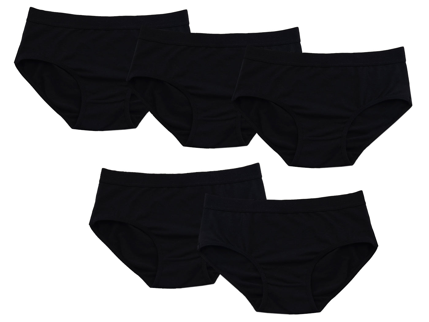 Stretch Cotton Soft Underwear Briefs Panties-5 Pack