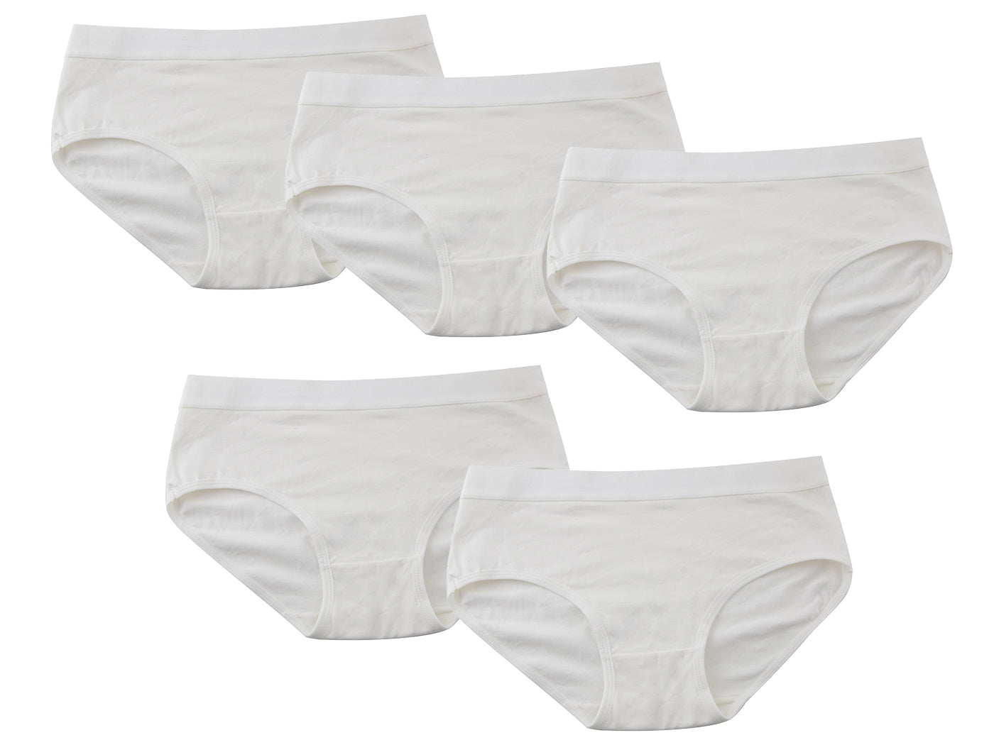 Stretch Cotton Soft Underwear Briefs Panties-5 Pack