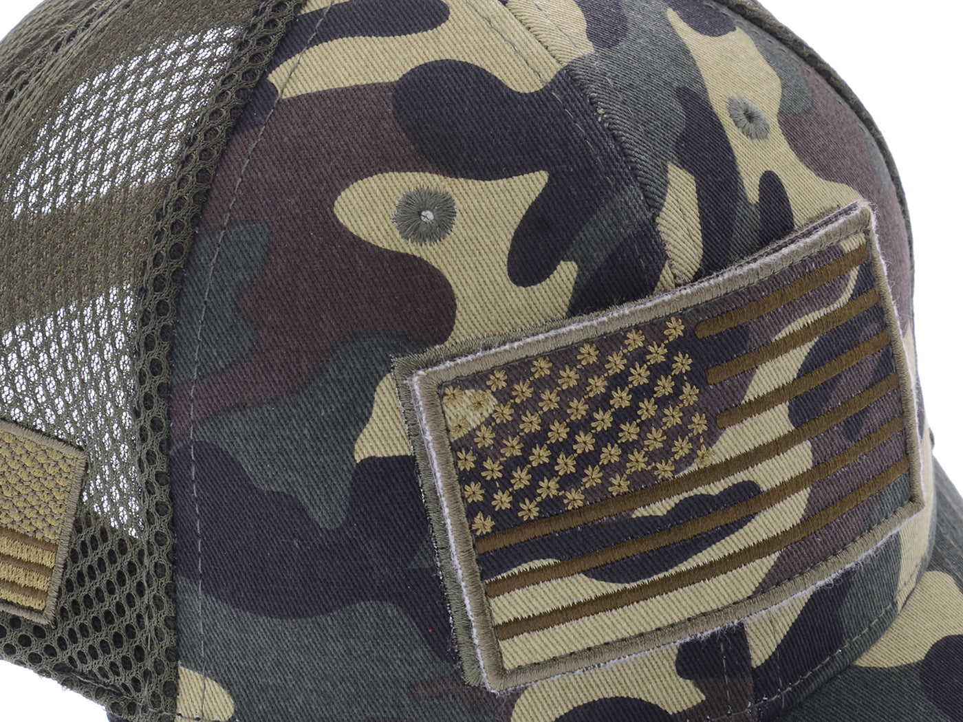 Camouflage Special USA Flag Patch Baseball Cap