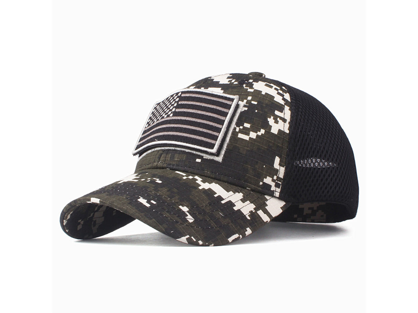 Camouflage Special USA Flag Patch Baseball Cap